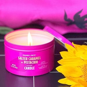 Trader Joe's Salted Caramel & Pistachio Scented Candle